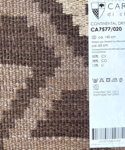 Chivasso JAB-Anstoetz Continental Drift 020 brown, beige and cream pattern
