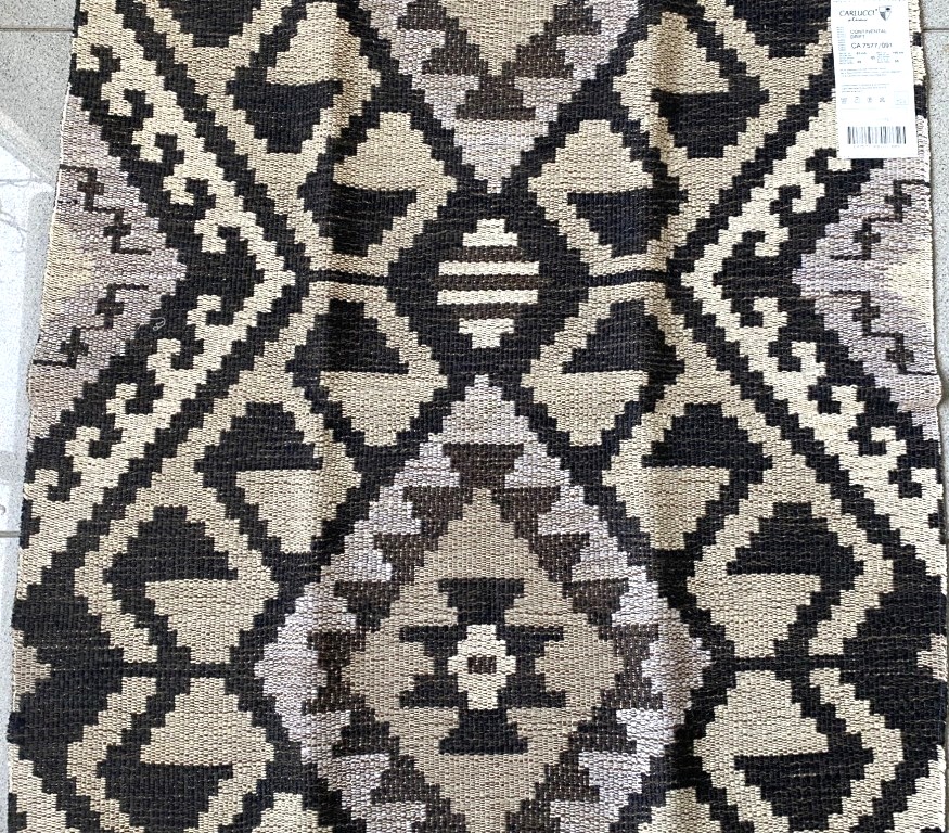 Carlucci JAB-Anstoetz Continental Drift 091 brown, beige, black pattern