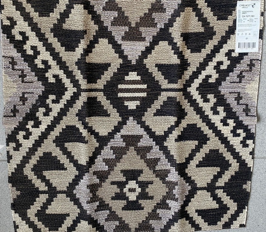 Carlucci JAB-Anstoetz Continental Drift 091 brown, beige, black pattern
