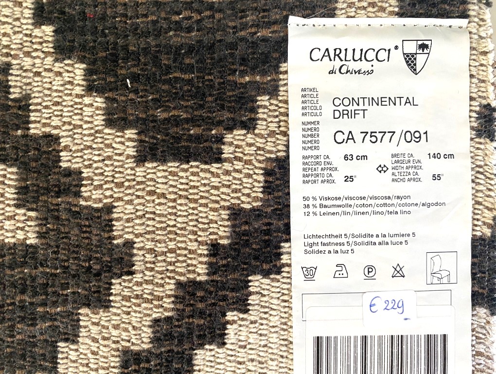 Carlucci JAB-Anstoetz Continental Drift 091 brown, beige, black pattern