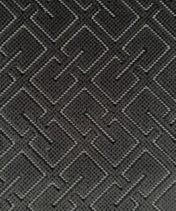 Kvadrat Sahco Grid 0010 grey, cream and white geometric pattern
