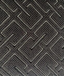 Kvadrat Sahco Grid 0010 grey, cream and white geometric pattern