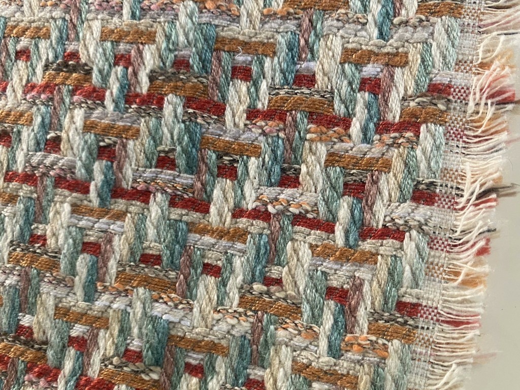 Colefax and Fowler Beal Multi green, orange, cream