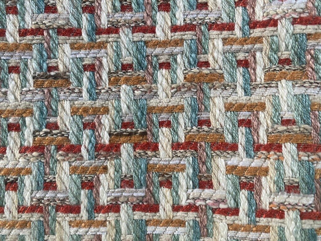Colefax and Fowler Beal Multi green, orange, cream