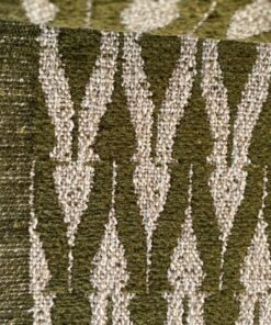 Clochard Fabrics Fiore 02 green and beige pattern