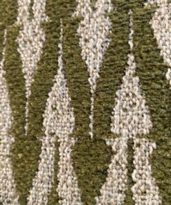 Clochard Fabrics Fiore 02 green and beige pattern