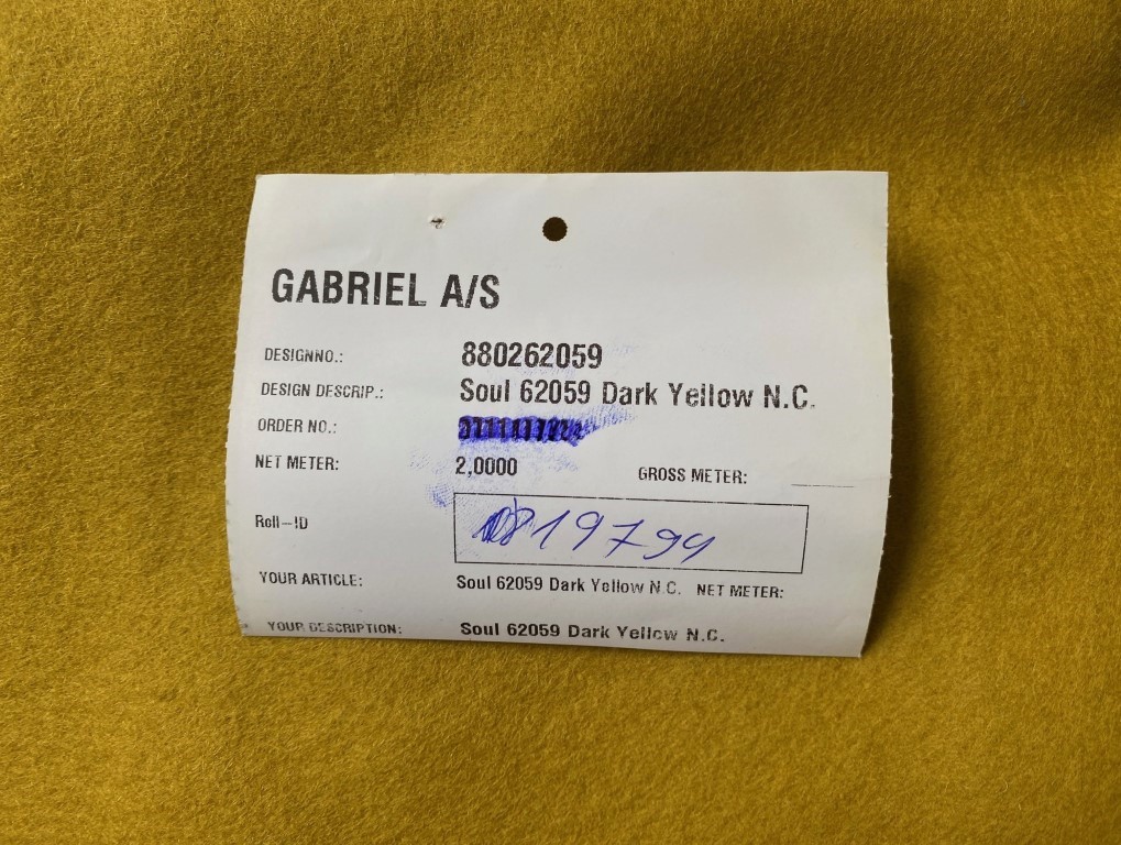 Gabriel Soul 62059 Dark Yellow ochre yellow