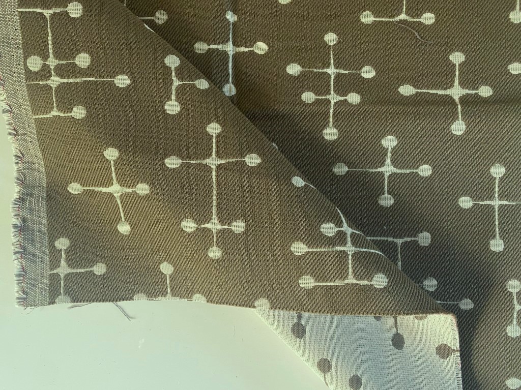 Maharam Dot Pattern 003 Khaki green and beige pattern