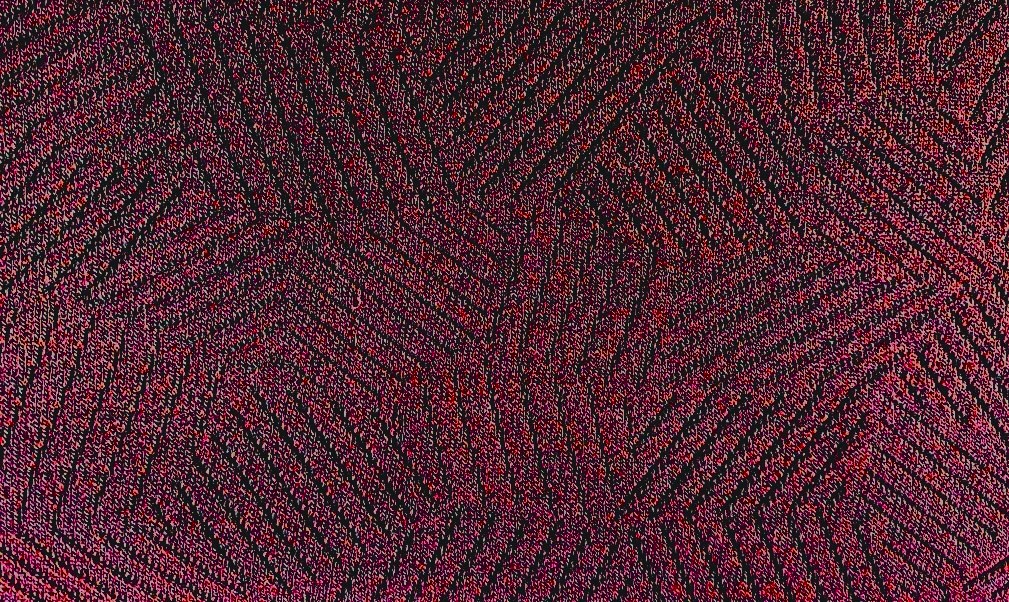 Kvadrat Febrik Razzle Dazzle 0696 Wine, aubergine, black