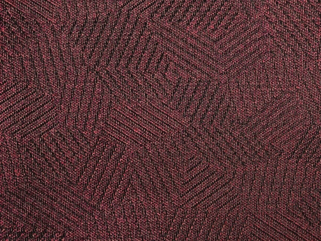 Kvadrat Febrik Razzle Dazzle 0696 Wine, aubergine, black