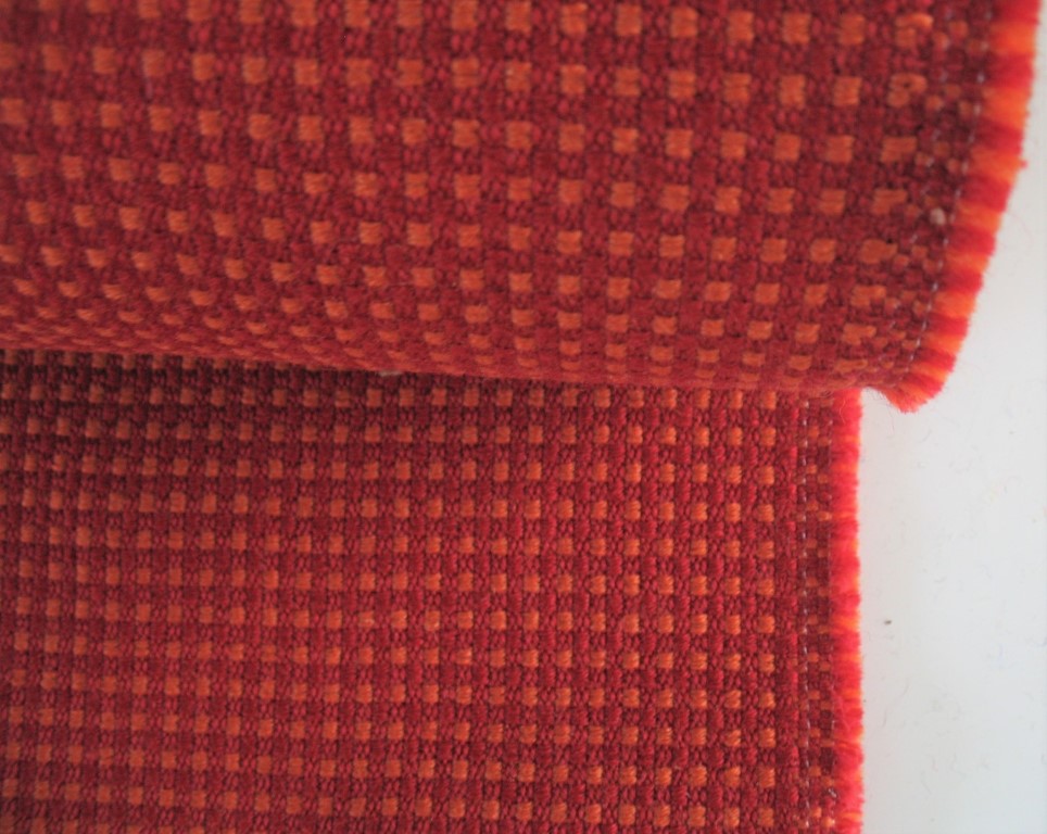 De Ploeg Odda red and orange chequered