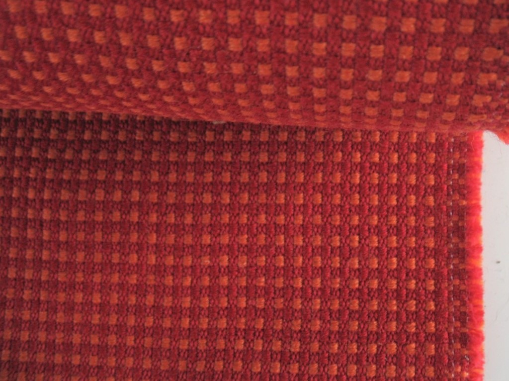 De Ploeg Odda red and orange chequered