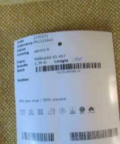 Kvadrat Hallingdal 65 407 yellow white