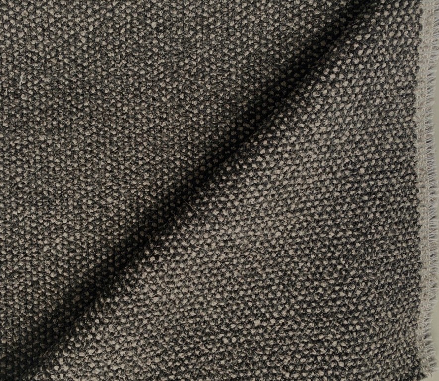 De Ploeg Monza Melange bouclé black and grey