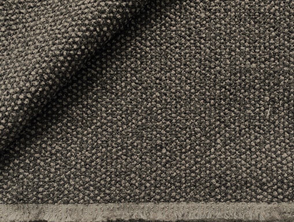 De Ploeg Monza Melange bouclé black and grey
