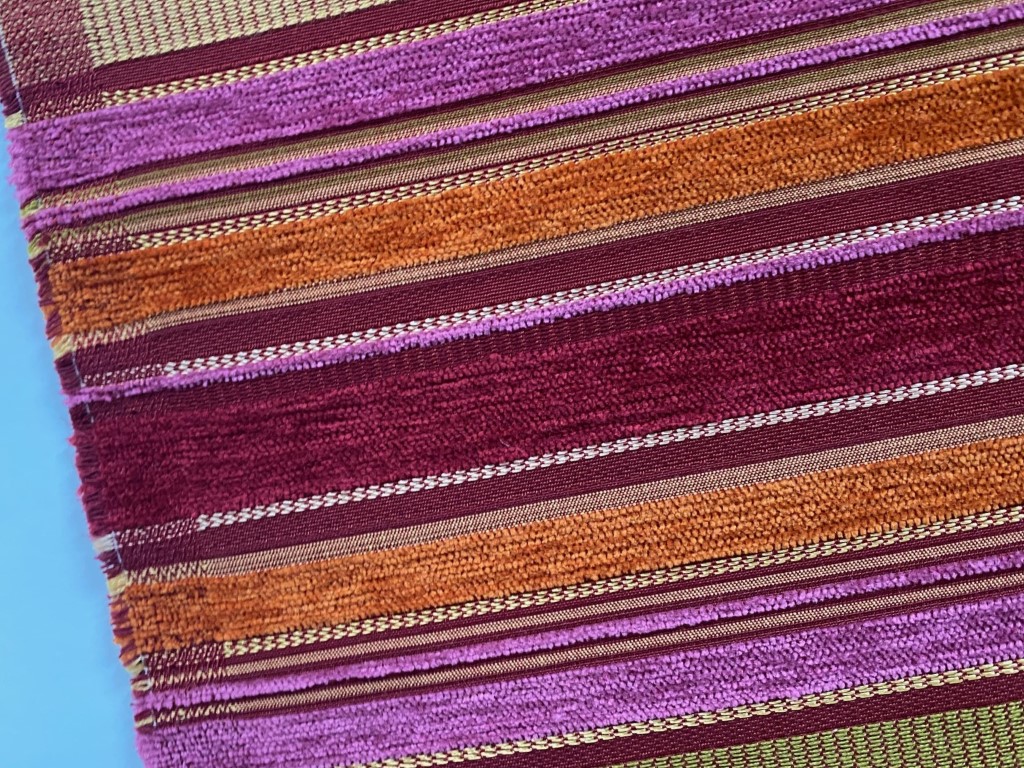 strip orange red pink gold