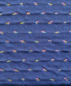 Blue upholstery fabric with a pattern