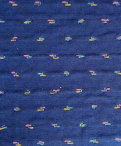 Blue upholstery fabric with a pattern