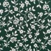 Floral motif white green