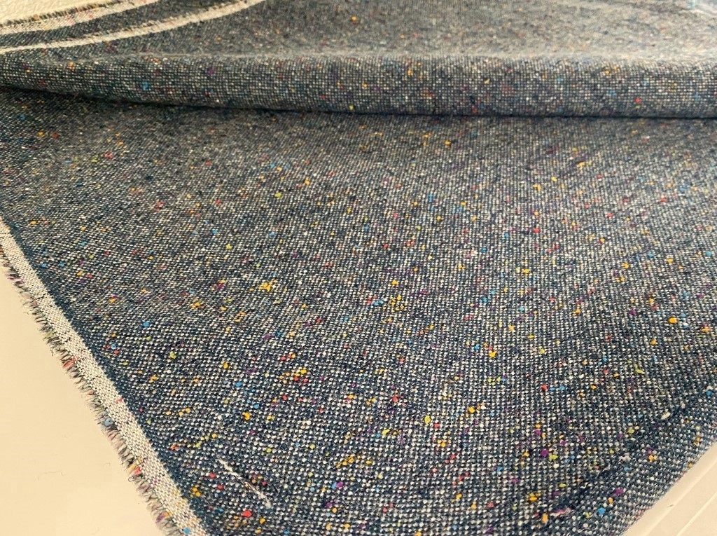 Danish Art Weaving Breeze grey-blue colour accents