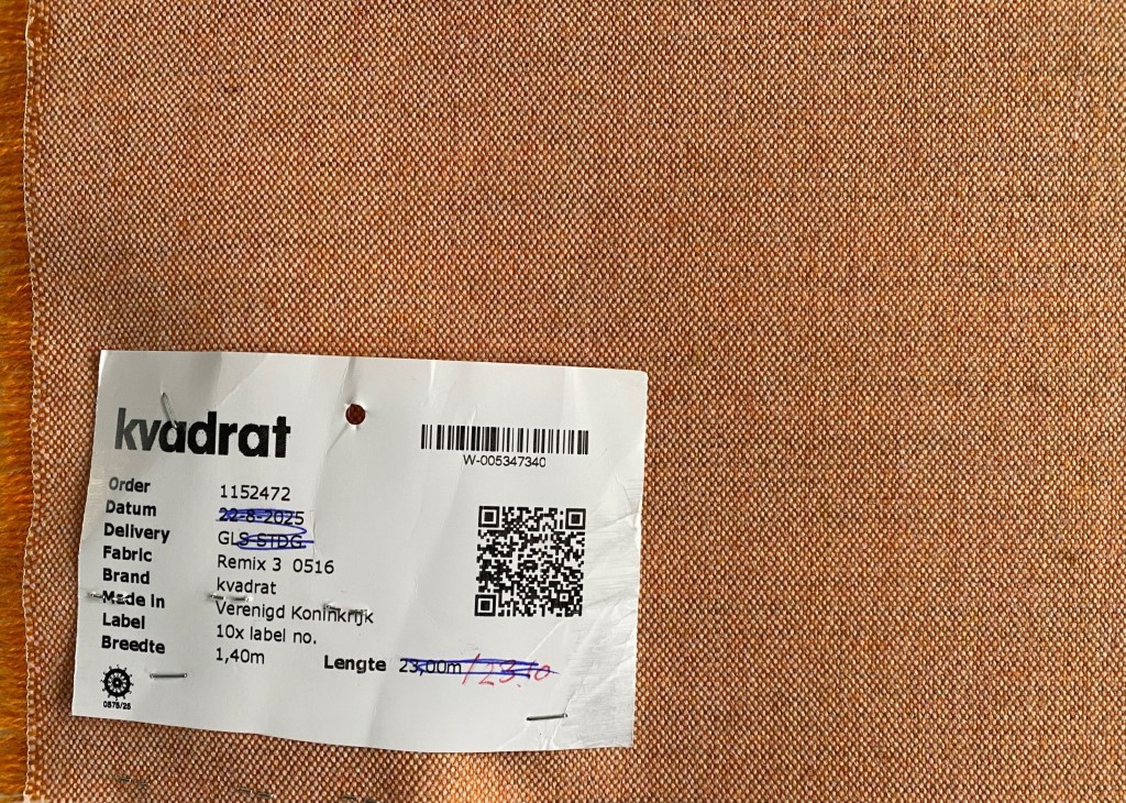 Kvadrat Remix 3 516 orange cream