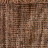Upholstery fabric pattern orange cream black