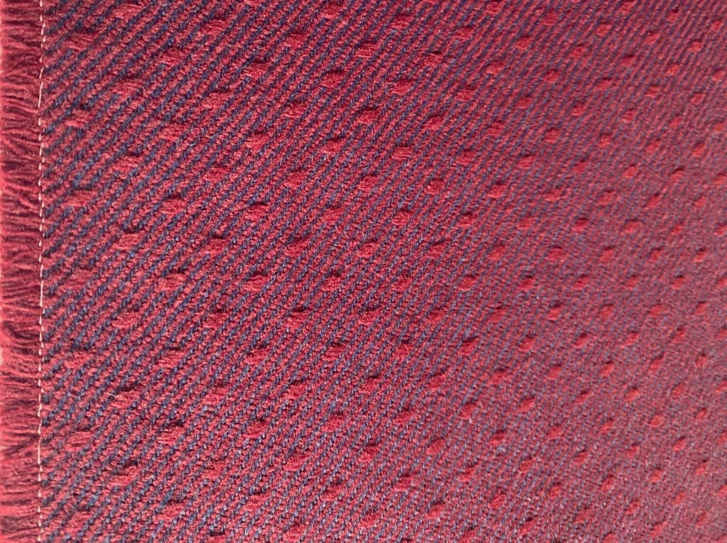 De Ploeg Taverna 22/13 red and blue pattern
