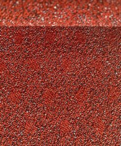 Brownish-orange, black, grey upholstery fabric