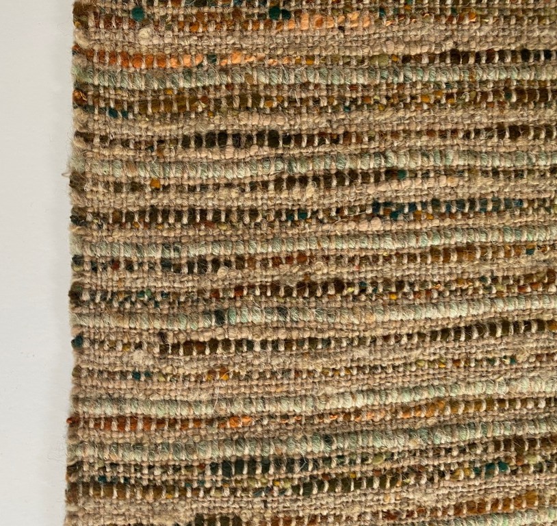 Fanny Aronsen upholstery fabric: beige, green, orange, blue, brown