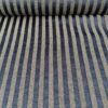 Blue grey striped upholstery fabric