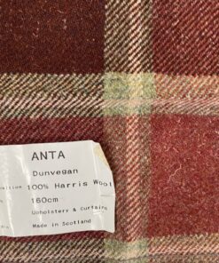 Anta Dunvegan red, pink and green chequered pattern