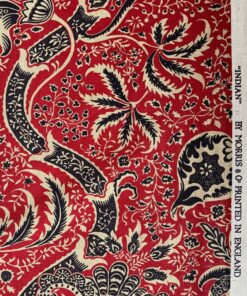 Morris & Co Indian red black beige