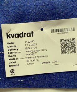 Kvadrat Melange Nap 0771 royal blue grey