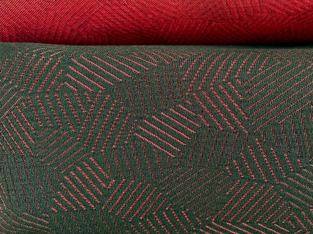 Kvadrat Febrik Razzle Dazzle 0966 green pink
