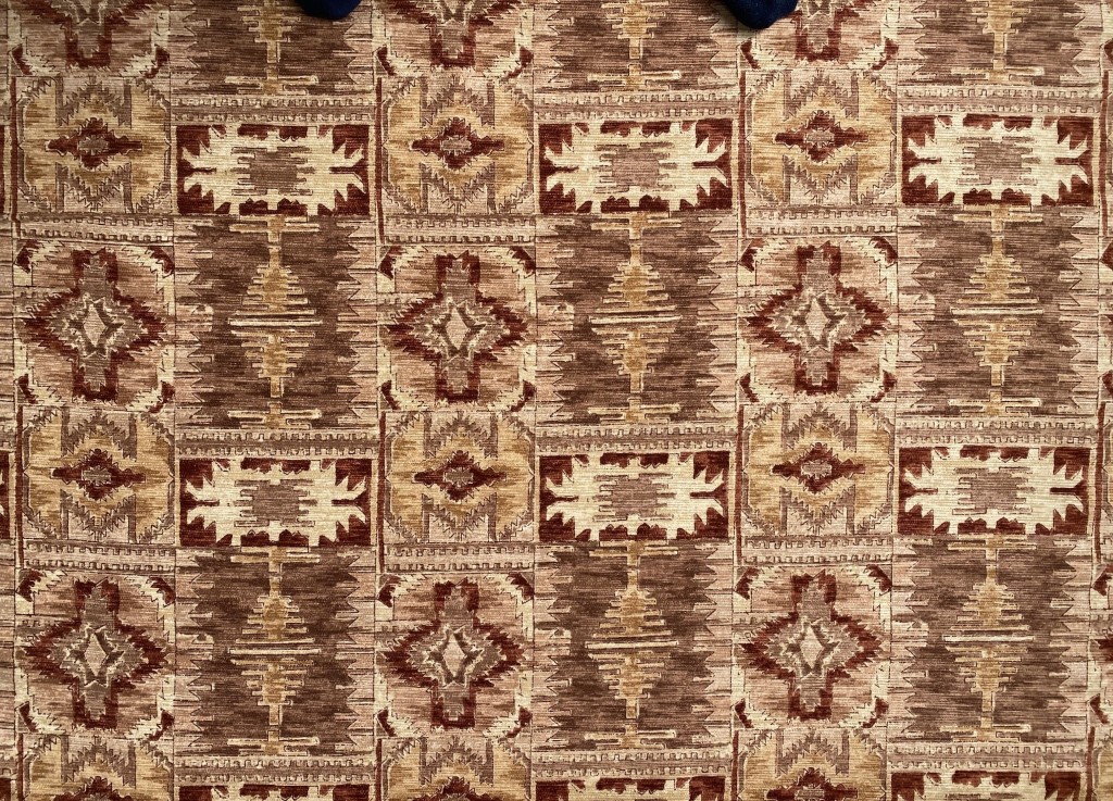 Monkwell Karima red beige brown