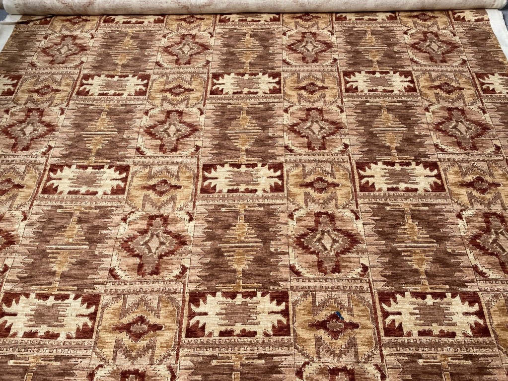 Monkwell Karima red beige brown