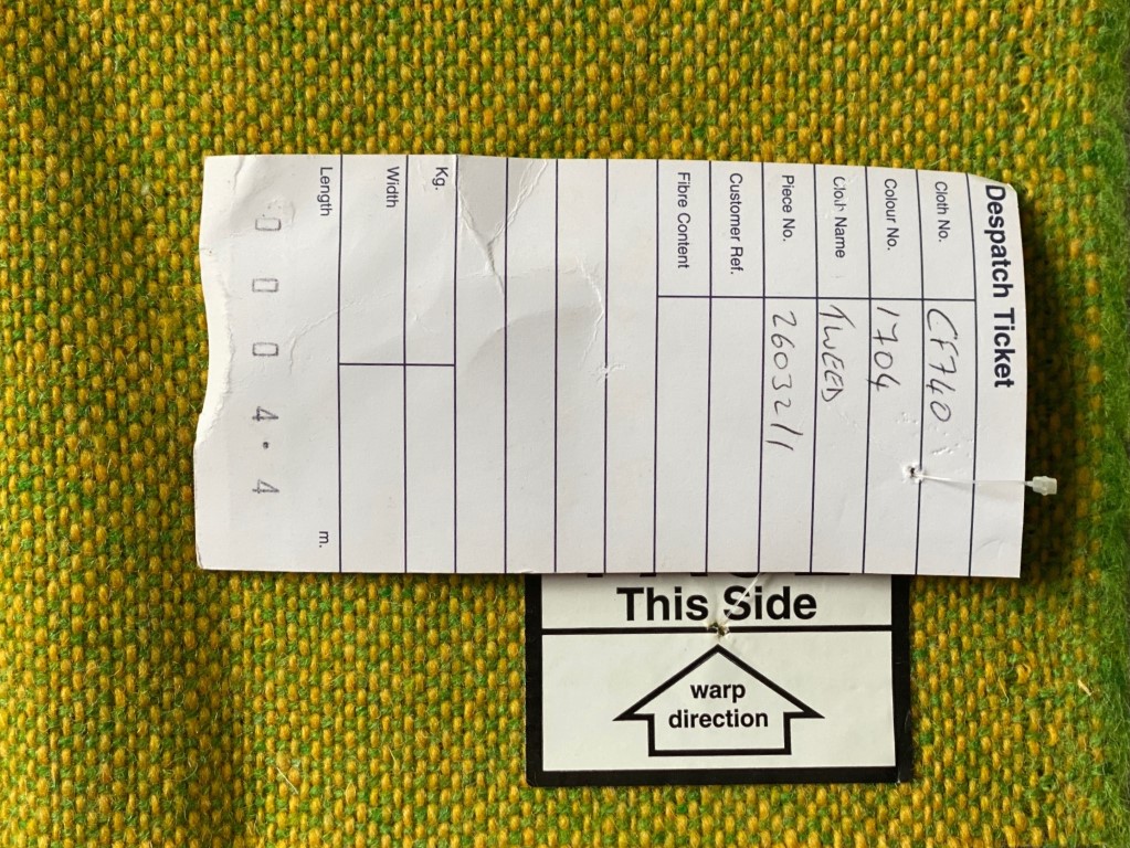 Bute Tweed 1407 yellow green