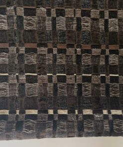 Dedar Milano Reversi Onyx black, brown and silver