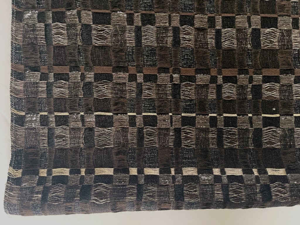 Dedar Milano Reversi Onyx black, brown and silver