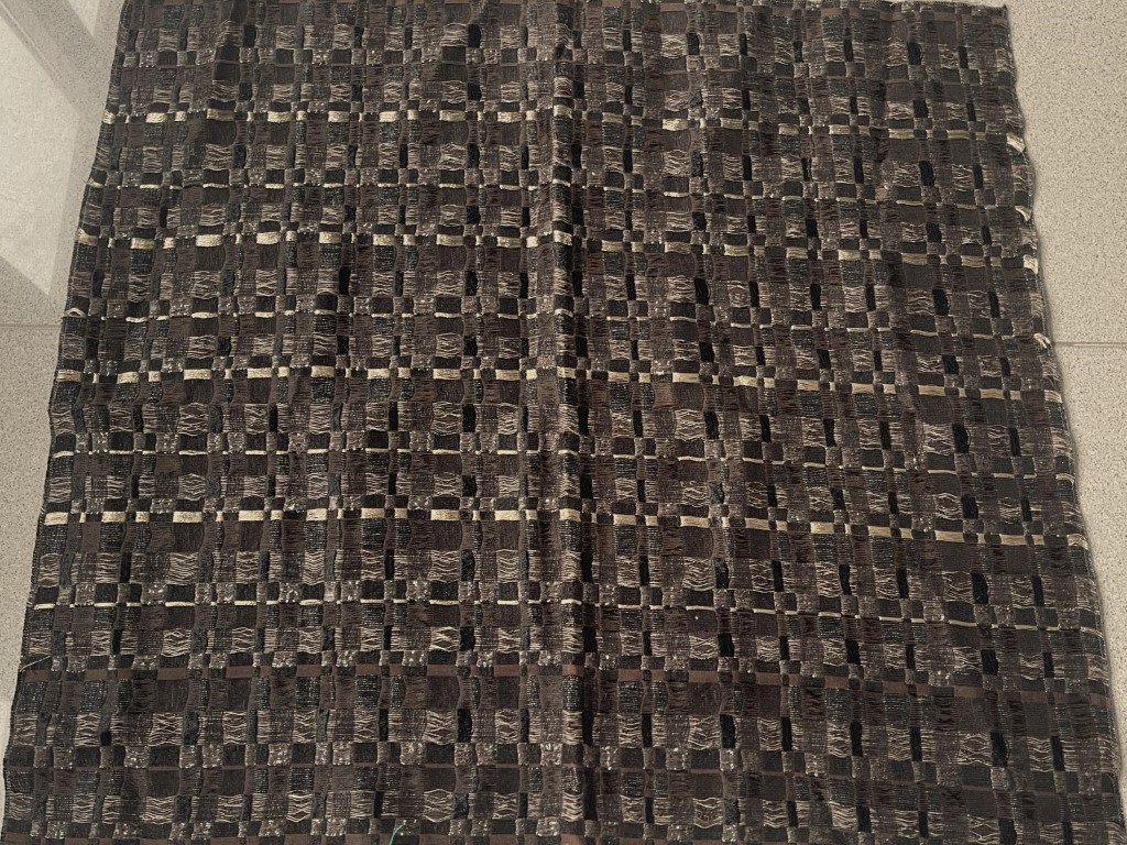Dedar Milano Reversi Onyx black, brown and silver