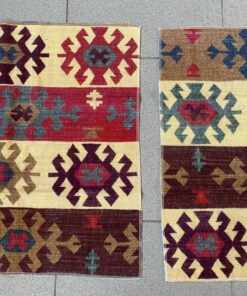 Bundle of 5 quilted upholstery fabrics
