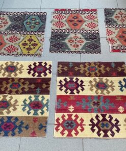 Bundle of 5 quilted upholstery fabrics