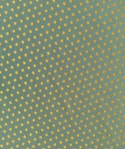 vintage upholstery fabric, green and yellow