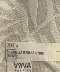 Vyva Sunbrella Ikebana Uyuni cream beige pattern