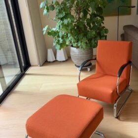 upholstered armchair Gispen