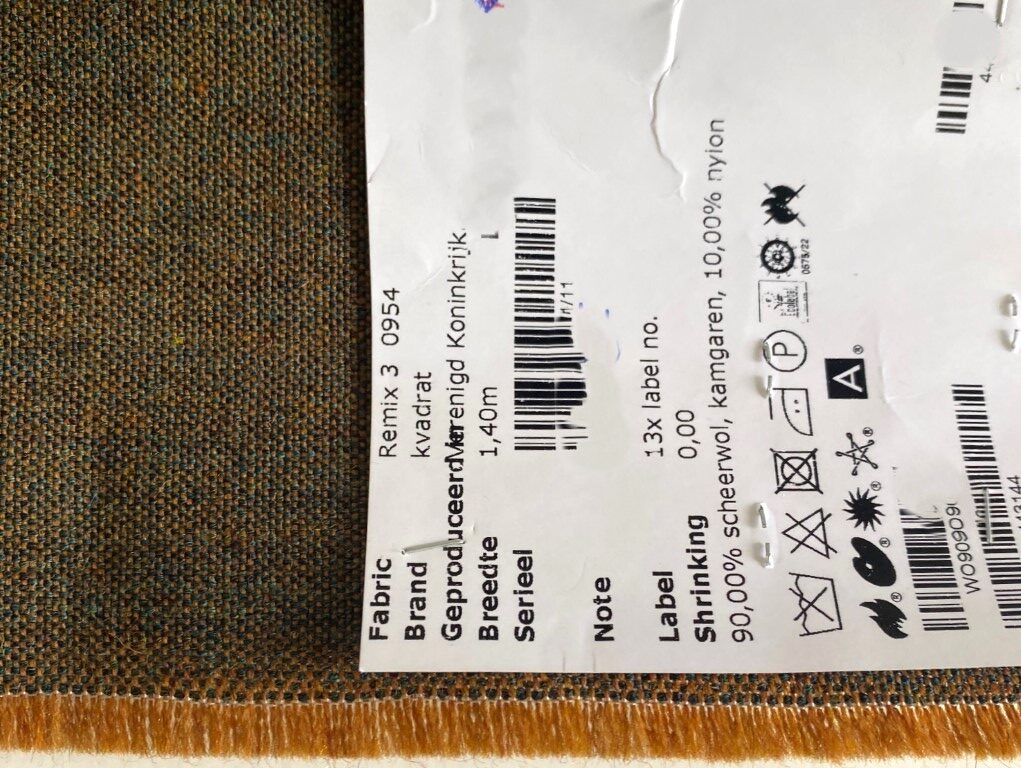 Kvadrat remix 3 954 petrol burnt orange