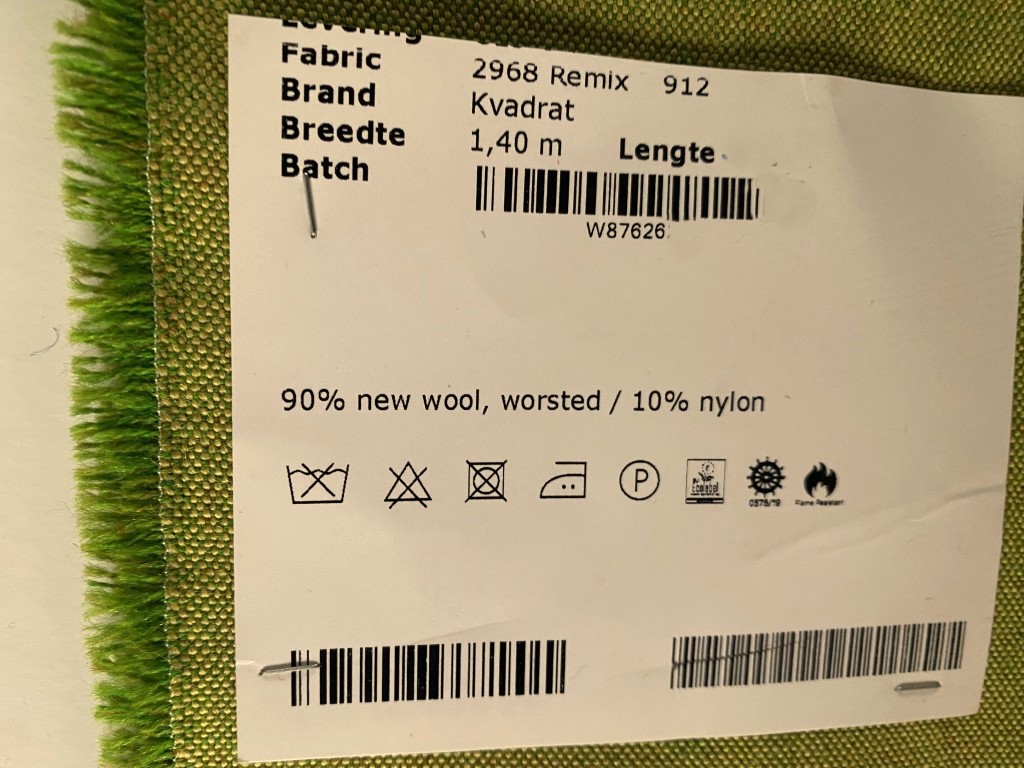 Kvadrat Remix 3 912 green yellow orange