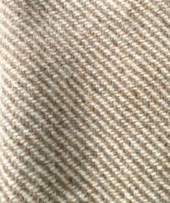 Upholstery fabric diagonal cream light brown