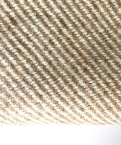 Upholstery fabric diagonal cream light brown