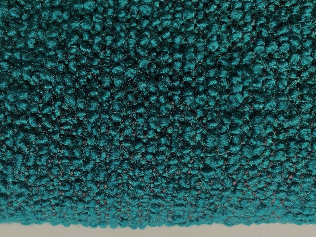 De Ploeg Grosetto 04/58 petrol green-blue bouclé
